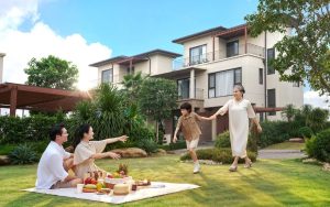 Không gian sống xanh với khu nhà thấp tầng tại một dự án của Nam Long