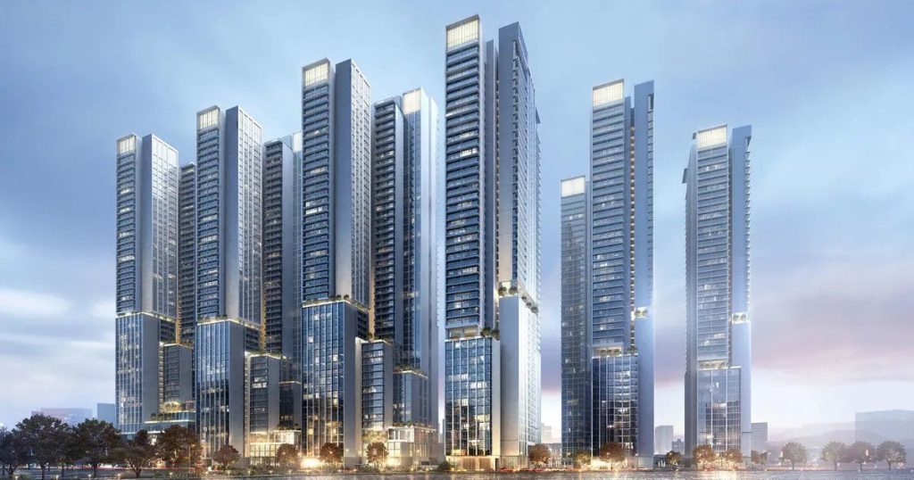 Phối cảnh minh họa cụm tháp căn hộ cao tầng nội đô, tham khảo quy hoạch Vinhomes Kỳ Hòa