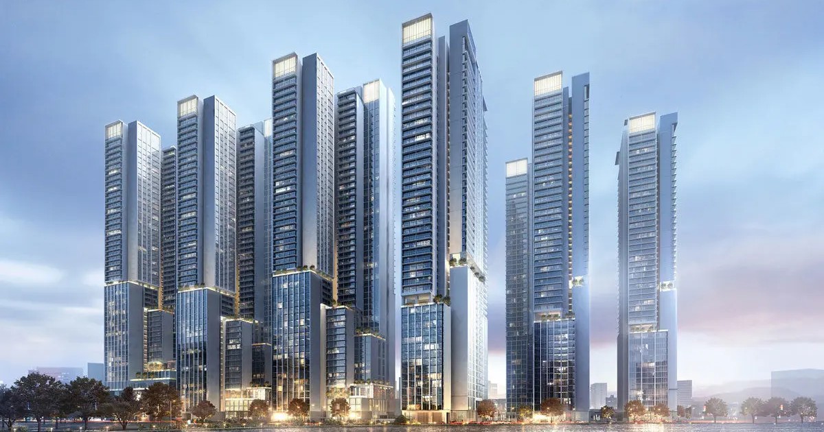 Phối cảnh minh họa cụm tháp căn hộ cao tầng nội đô, tham khảo quy hoạch Vinhomes Kỳ Hòa